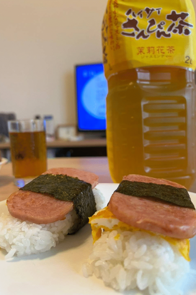 手作りスパム
卵も焼けます
