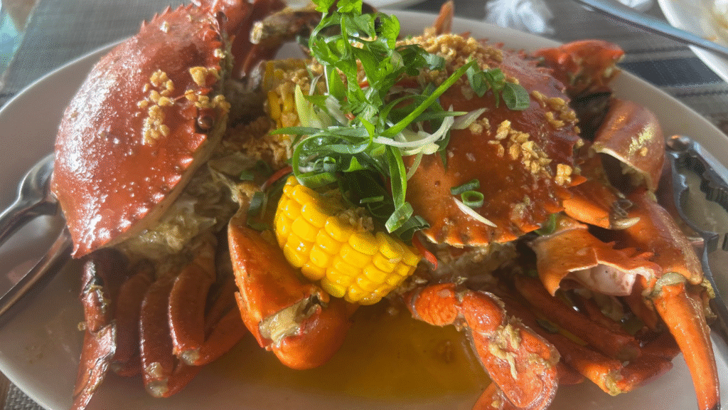 セブ島ミスタークラブのシーフード料理